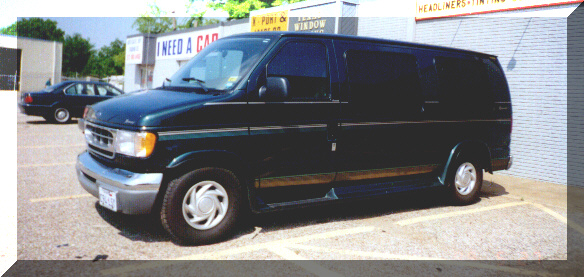 This was a big o'l van to do with dyed film