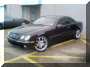 Another 2000 Mercedes CL 500 with dyed film on it
